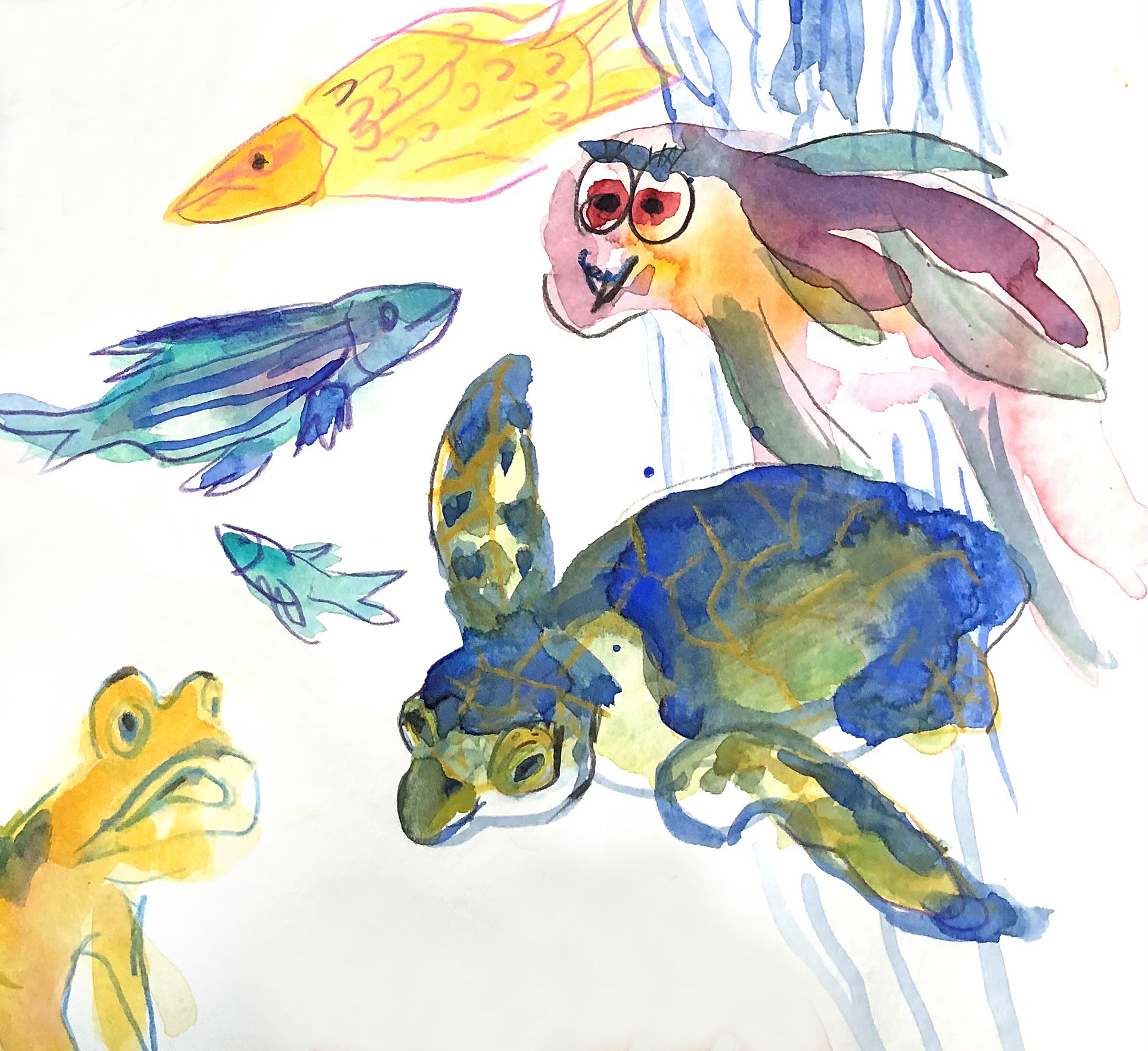 011 Fleck Wassertierchen